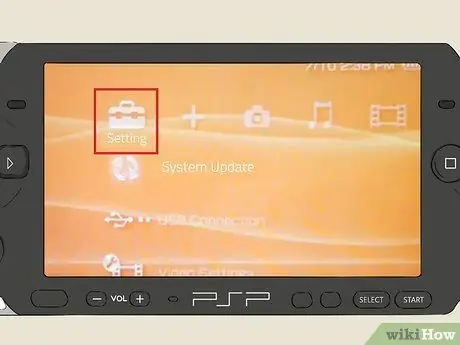 שדרג את קושחת PSP שלב 2