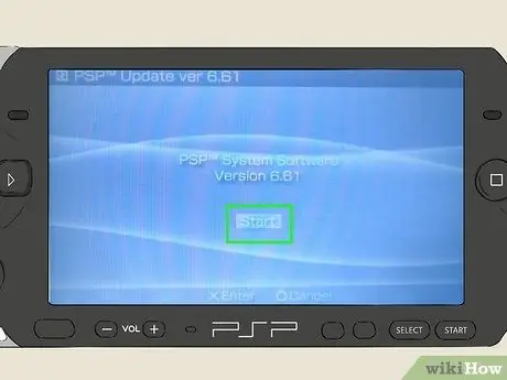 Gradeer u PSP -firmware op Stap 23