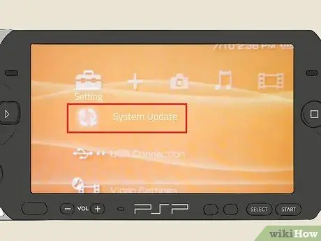 Обновите прошивку PSP Шаг 3