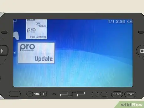 قم بترقية برنامج PSP الثابت الخاص بك - الخطوة 7