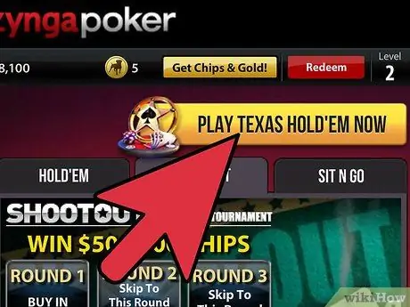 Gioca a Zynga Poker Passaggio 5