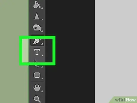 Sulenkite tekstą „Photoshop“8 veiksme