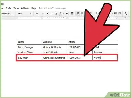 ลบตารางใน Google Docs ขั้นตอนที่7