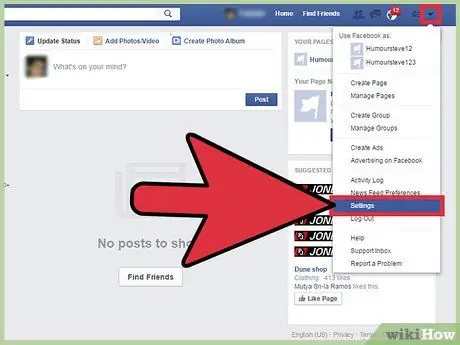 Tắt Thông báo trò chơi trong Facebook Bước 2