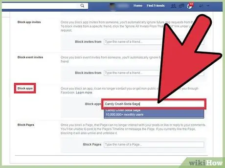 Turn off Game Notifications in Facebook Step 9