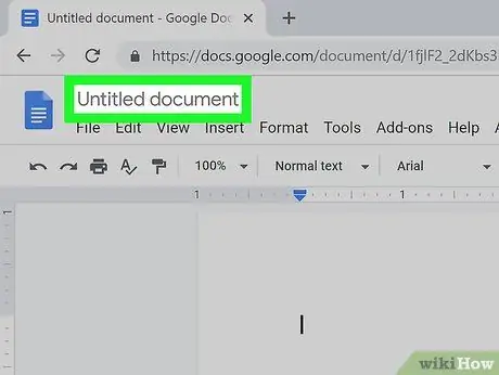 Google Doc хийх алхам 4