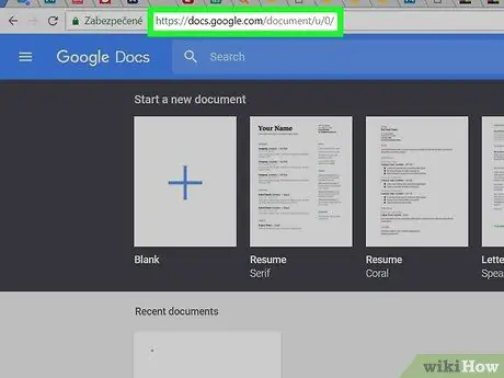 Salva un documento Google Passaggio 1