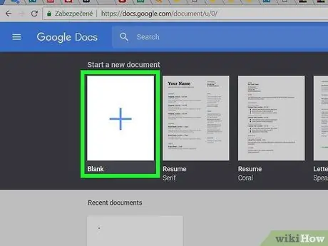 Salva un documento Google Passaggio 2