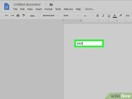 Lagre en Google Doc Trinn 3