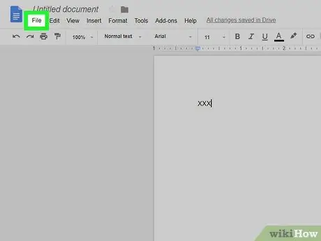 Een Google-document opslaan Stap 8