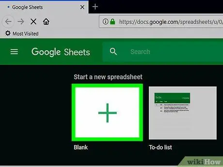 Maak een grafiek in Google Spreadsheets Stap 2