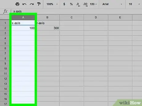 Crear un gráfico en Google Sheets Paso 5