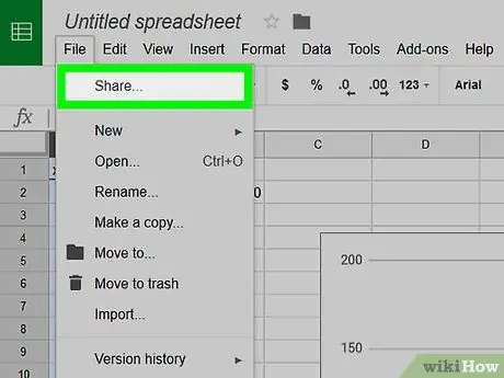 Créer un graphique dans Google Sheets Étape 9