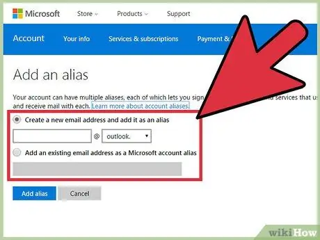 Cambia la tua email principale per un account Microsoft Passaggio 4