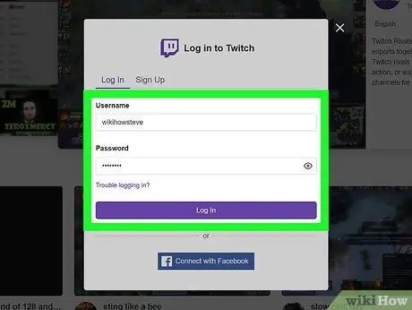 Izbrišite Twitch Videos 1. korak