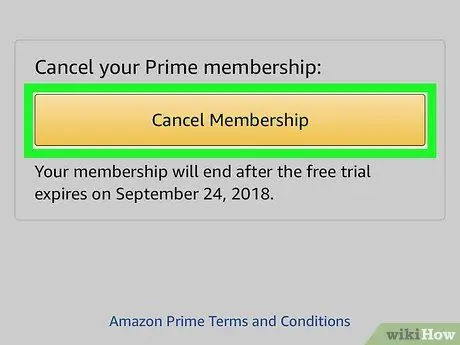 Չեղարկել Amazon Prime Քայլ 15 -ը