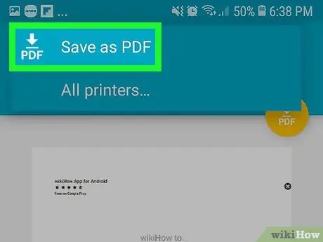 Ruani një faqe në internet si PDF në Google Chrome Hapi 16