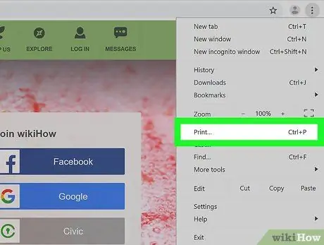 บันทึกหน้าเว็บเป็น PDF ใน Google Chrome ขั้นตอนที่ 4