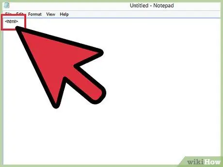 สร้างเว็บเพจอย่างง่ายโดยใช้ Notepad ขั้นตอนที่ 3