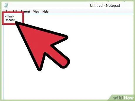 สร้างเว็บเพจอย่างง่ายโดยใช้ Notepad ขั้นตอนที่ 4