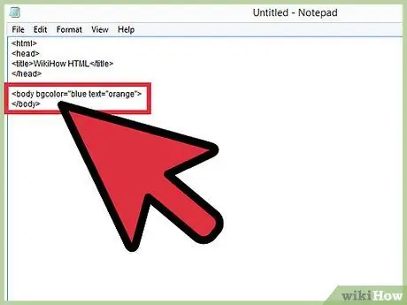 Create a Simple Webpage Using Notepad Step 7