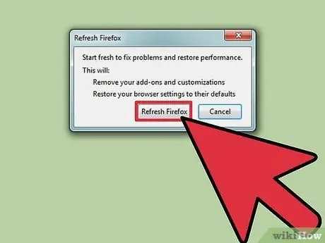 Tetapkan semula Firefox Langkah 3