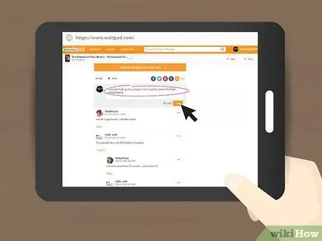 Wattpad Adım 17'yi kullanın