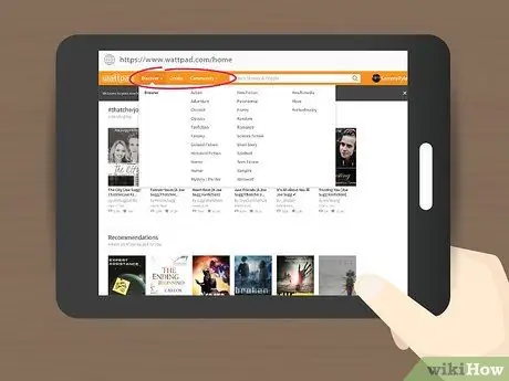 Folosiți Wattpad Pasul 4