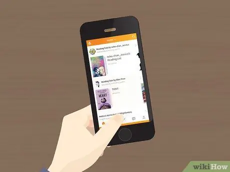 Используйте Wattpad Step 5