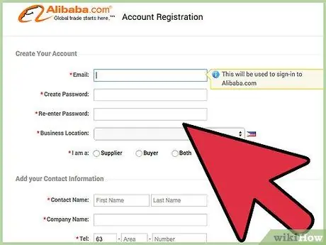 Продавайте свои продукты на Alibaba Шаг 3