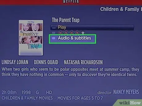 Pata manukuu kwenye Netflix Hatua ya 18