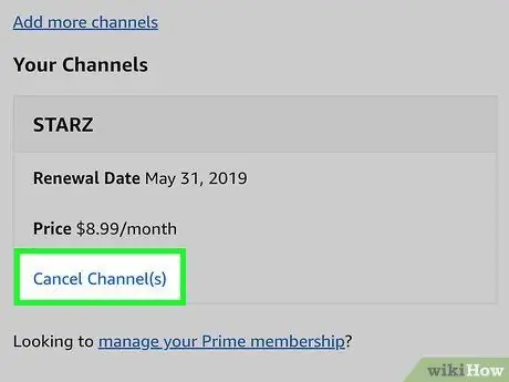 Amazon Step 10. पर Starz रद्द करें