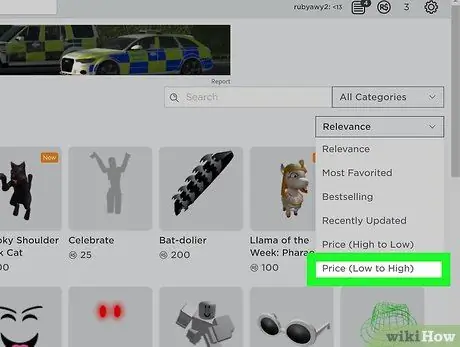 Kry gratis artikels op Roblox Stap 5