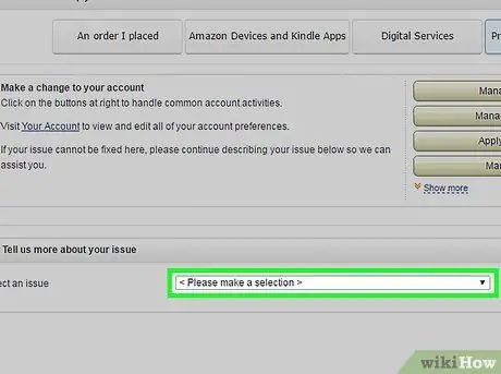 Elimina un account Amazon Passaggio 7