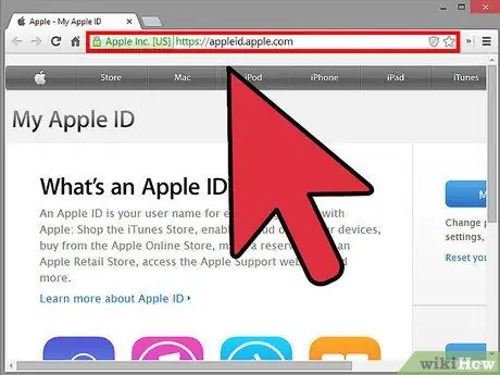 Provjerite Apple ID Korak 1