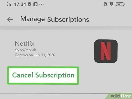 Netflix annuleren Stap 11