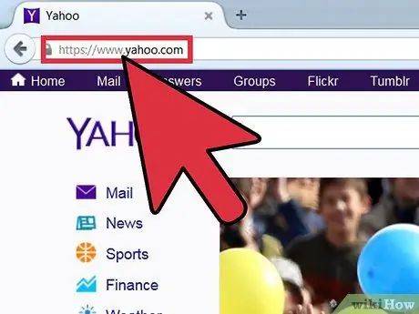 إدارة إعدادات حسابك على Yahoo! الخطوة 1