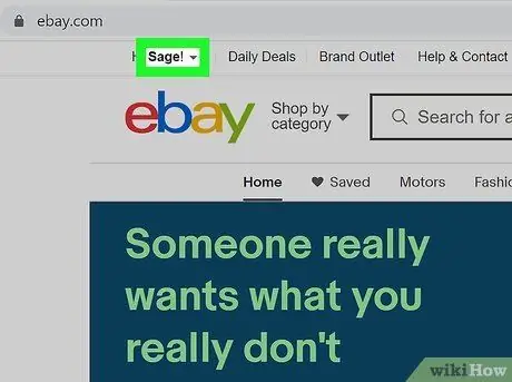 احذف حساب eBay الخطوة 2