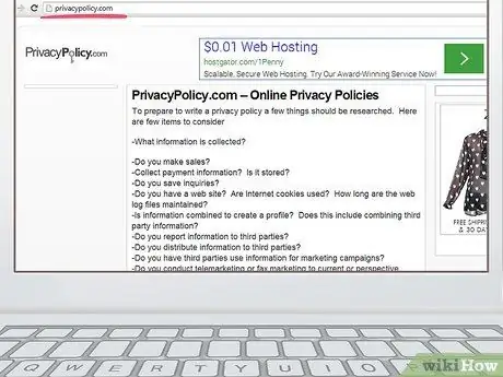 Lumikha ng isang Patakaran sa Privacy ng Website Hakbang 11