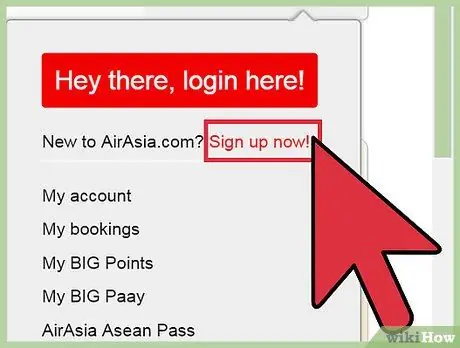 Sjekk AirAsia Bookings Trinn 2