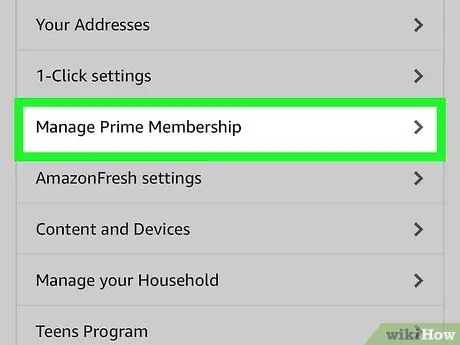 Cancel an Amazon Prime Free Trial Step 4