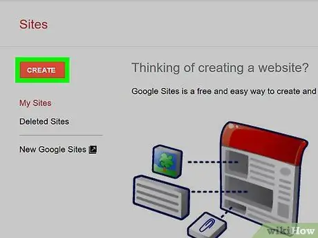 Tạo trang web bằng Google Sites Bước 2