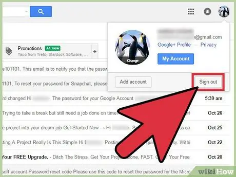 Измените учетную запись Gmail по умолчанию Шаг 3