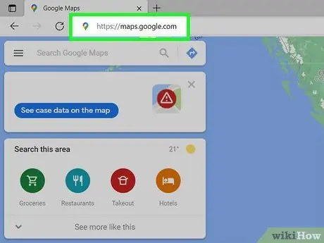 Cerqueu el nord a Google Maps a PC o Mac Pas 1