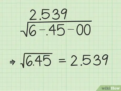 Resolver problemas de raíz cuadrada Paso 13