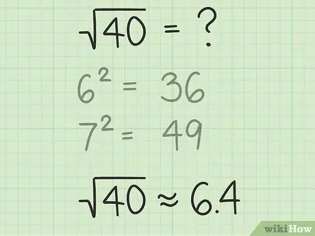 Resolver problemas de raiz quadrada - Etapa 15