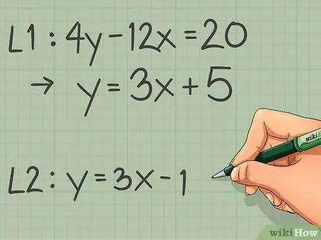 Figure out if Two Lines Are Parallel Step 6