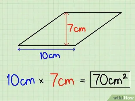 Calculate the Area of a Rhombus Step 5