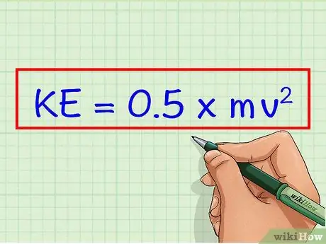 Beregn kinetisk energi Trin 4