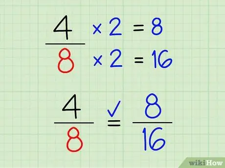 Trouver des fractions équivalentes Étape 4